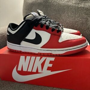 Men’s Nike Red and Black Dunks